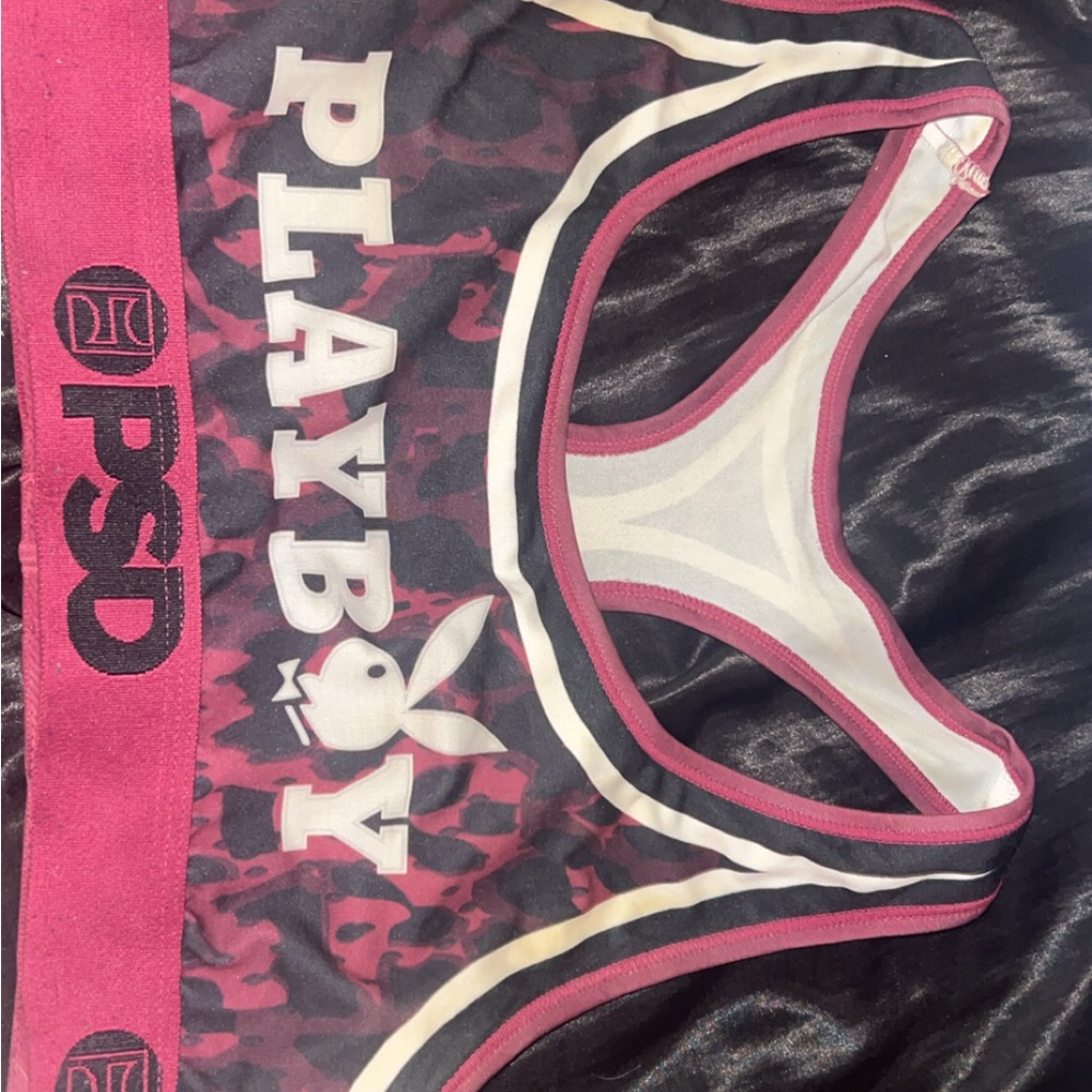PSD Women's Bra - Pink and Black